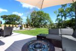 Comfortable couches for cozy nights around the fire pit